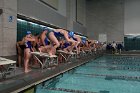 Swimming vs Babson  Wheaton College Swimming vs Babson College. - Photo By: KEITH NORDSTROM : Wheaton, Swimming, Babson